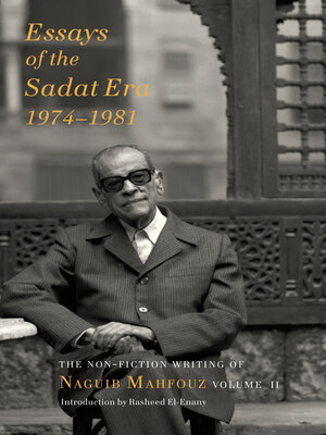 cover image of Essays of the Sadat Era